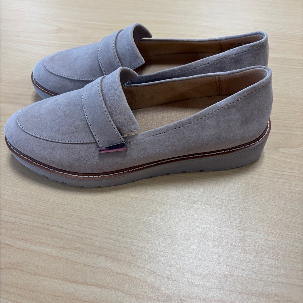 Naturalizer Women’s Suede Slip-On Loafers - Picture 2 of 7